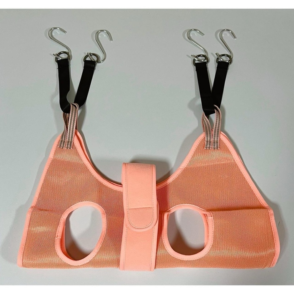 Pink Pet Cat Dog Grooming Hammock Harness Sling Pouch Restraint Bag - Size: S 🎀🐾